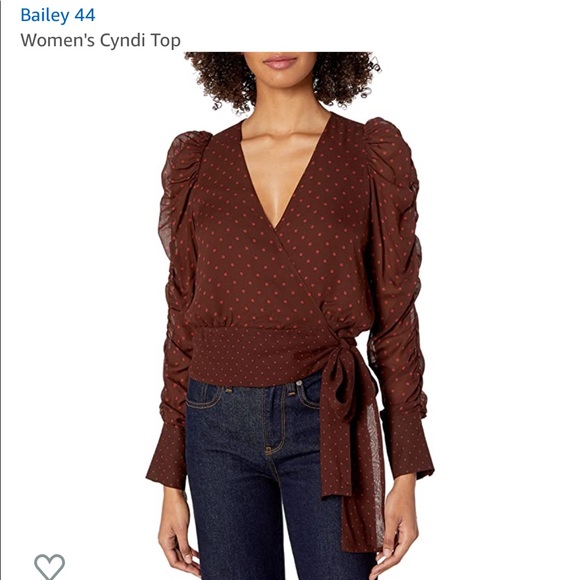 Bailey 44 Tops - BAILEY 44 CYNDI WRAP TOP SZ L